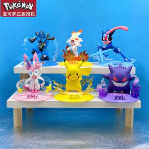 Caja Sorpresa <span class=keywords><strong>de</strong></span> Figuras Pokémon: Gengar, <span class=keywords><strong>Pikachu</strong></span>, Greninja, Eevee, Mewtwo, Dragonite. Figura <span class=keywords><strong>de</strong></span> Anime, Regalo al por Mayor - Product Image 2