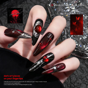 Ensemble de vernis gel JTING Phantom, vernis gel Halloween, 16 couleurs, effet phosphorescent, sans HEMA/TPO, pour nail art, DIY, fête, cosplay - Product Image 3