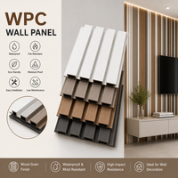 Panneau de revêtement mural moderne, écologique, ignifuge et imperméable, installation par emboîtement, texture 3D imitation bois pour chambre à coucher