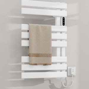 Wandgemonteerde Verticale Badkamer Aluminium Slimme Elektrische Handdoekdroger Verwarmd Handdoekenrek - Product Image 2