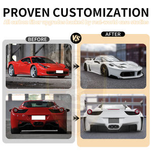 Lb Gt Stijl Glasvezel Bodykit Voor Ferrari 458 Voorbumper Montage Achterbumper Motorkap Motorkap Spatbordfakkels Widebody <span class=keywords><strong>Kit</strong></span> - Product Image 3