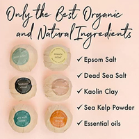 Vente en gros de boules de bain végétaliennes biologiques pour le parfum et la forme personnalisés