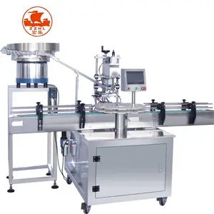 Aangepaste Auto Roterende Ronde Fles Capping Machine Plastic Fles Capper