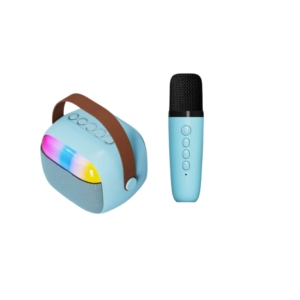 BT microphoneportable đầy màu sắc LED môi trường xung quanh ánh sáng <span class=keywords><strong>Microphone</strong></span> KTV âm thanh xách tay đèn Led Bluetooh Loa ngoài trời cho Đảng - Product Image 6