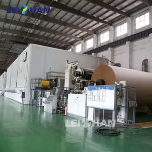 Waste Carton Board Recycling Fluting Corrugated Medium Paper Making Machine Paper Production Plant