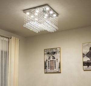 モダンな最新のシャンデリアデザインK9クリスタル雨滴シャンデリアリビングダイニングルームの装飾用 - Product Image 3