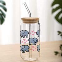 Nouvelles enveloppes pour verres Libbey de 16 oz, design personnalisé d'usine, Black Girl Magic Zodiac UV pour transferts, impression offset, imperméables