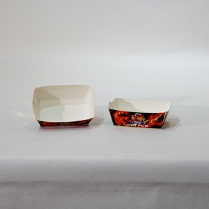 Contenedor de Alimentos de Cartón Ecológico Plegable Personalizado al por Mayor, Venta en Línea de <span class=keywords><strong>Comida</strong></span> Rápida - Product Image 6