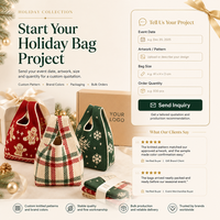 Sac à main en tricot robuste et écologique avec poche intérieure et points de renforcement pour les cadeaux d'hôtel