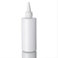 Daxiang bouteille en plastique à bouche tranchante Pet bouteille d'huile pour cheveux en plastique à embout vissé à bec torsadé bouteille à bouchon supérieur