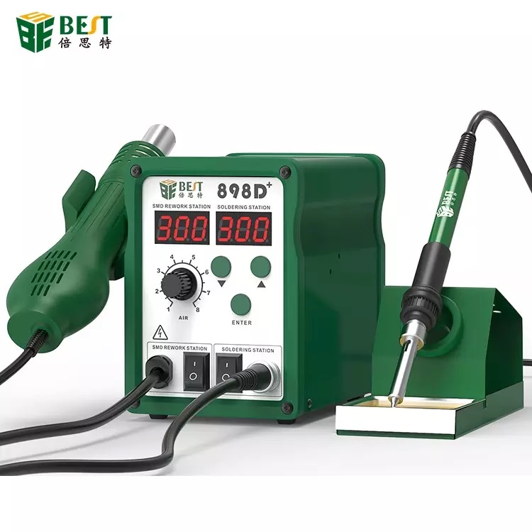 BESTOOL 898D + SMD ESD smd станция для ремонта мобильных устройств, паяльная станция для промышленной электроники