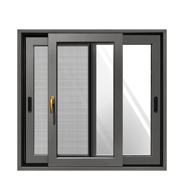 Puertas correderas de impacto de huracanes, puertas y ventanas de aluminio para residentes