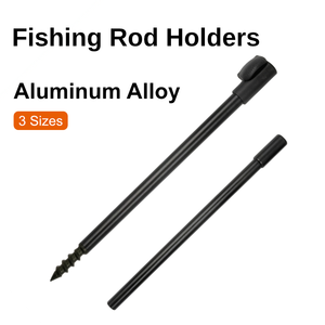 <span class=keywords><strong>Support</strong></span> <span class=keywords><strong>de</strong></span> canne à pêche en alliage d'aluminium à dégagement rapide et <span class=keywords><strong>extensible</strong></span> pour la pêche à la carpe - Product Image 1