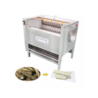 Brosse rouleau fruits de mer nettoyage Machine à laver poulpe crabe moule homard Machine à laver radis blanc brosse Machine à laver
