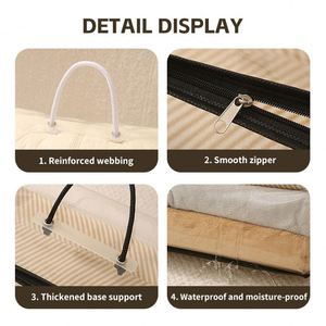 Organizador de Almacenamiento Transparente de Gran Capacidad para el Hogar, Bolsa Impermeable de PVC para Edredones, Ropa, Sábanas y Juguetes - Product Image 4