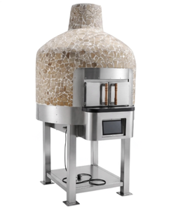 <span class=keywords><strong>Horno</strong></span> de Pizza Móvil Eléctrico Comercial con Exterior de Mosaico, Color Personalizado, Aislamiento Grueso, 8400W - Product Image 1