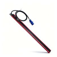PDU intelligent monophasé pour rack, compatible OEM et ODM, 32A, 24 ports, prises IEC C13 C19, surveillance à distance Ethernet