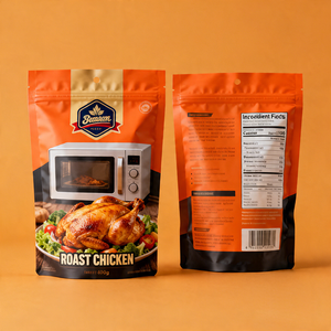 Bolsa <span class=keywords><strong>de</strong></span> Plástico Impresa Personalizada con Sello Antivaho para Alimentos Calientes, Bolsa Reutilizable para Pollo Asado - Product Image 2