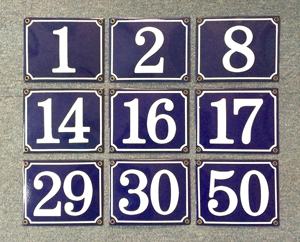 אמייל בית מספר צלחת קישוט מתכת סימן - Product Image 2