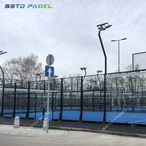 Proveedor de oro: Cancha de pádel de acero galvanizado en caliente, equipo de China, cancha de pádel panorámica para exteriores, cancha de pádel para condominios - Product Image 2