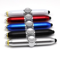 Stylo Gyro Multifonctionnel Créatif 2024 pour le Doigt – Réduit la Pression – Stylet Anti-stress – Stylo Bille avec Lumière LED