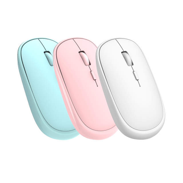 OEM Factory's Mini 2.4G BT Rechargeable USB Wireless Office Mouse High DPI Dual Mode with Optical Tracking Cute & Silent