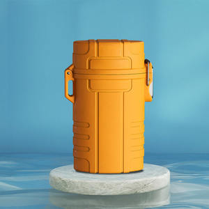 Logo personnalisé étanche créatif électronique en plastique briquet à bobine 20 pièces étui à cigarettes boîte avec USB briquet camouflage - Product Image 3