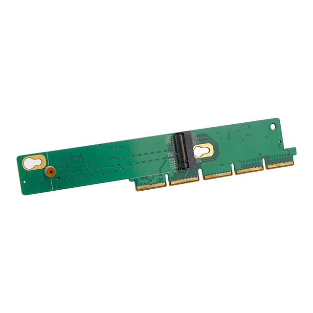 PCIe 5.0 X16 Server Riser Card Single NVMe Gen5 SSD Support for ATX Data Centers & AI in Stock High-Current Power Supply