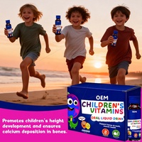 Vitamines liquides orales premium pour enfants – Extrait de vitamines B et C pour soutenir la santé immunitaire, osseuse, dentaire et musculaire – Bien-être quotidien des enfants