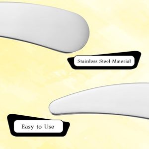 Cuchara Cosmética de Plástico Dorada de Marca de Moda, Barata, al por Mayor de Fábrica, Herramienta de Maquillaje, Espátula para el Cuidado de la Piel, Herramienta de Belleza Facial, para Crema Facial - Product Image 2