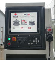 Torno de Reparación de Llantas con Guía Lineal AWR26L y Software Basado en Windows para Talleres de Reparación de Llantas de 14-26 Pulgadas