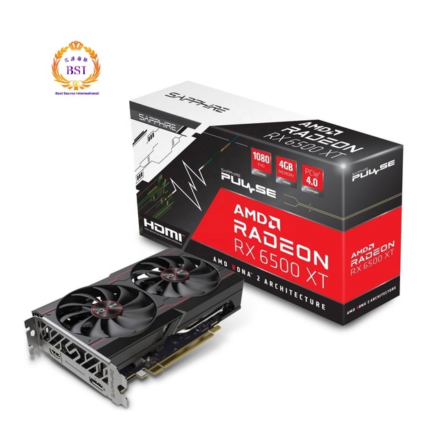 6500xt SAPPHIRE Nitro+ Radeon RX 6500XT 4GB PULSE Graphics Card RX6500xt RX6600 RX6700xt RX6800xt for Desktop Gaming Video Card