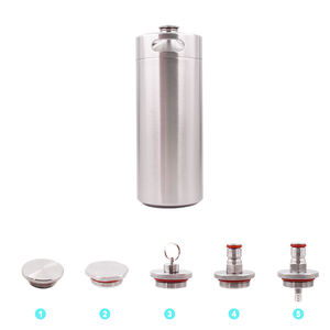 गर्म बिक्री पोर्टेबल 1 गैलन ठंडा growler बैरल घर काढ़ा गेंद ताला सोडा अर्थी पीपा 4l मिनी पीपा मशीन - Product Image 4