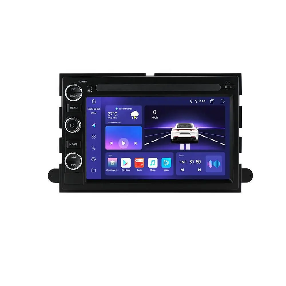 Ford F150 pantalla táctil de 7 pulgadas con WIFI BT GPS y navegación video del coche para FORD F150 2008-2014 radio Android