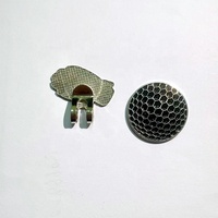 Marqueur de balle de golf en métal avec clips magnétiques pour chapeau, logo personnalisé, accessoires de golf - Cadeau de golf