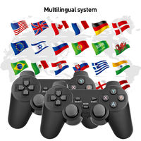 Console de jeu vidéo rétro Gd10 pour FC PS1 GBA avec manette sans fil 2.4G HD 10000 jeux X2 Consola Game Stick