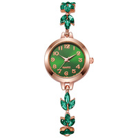 Nouvelle Arrivée Montre Quartz de Luxe pour Femme, Style Antique, Affaires et Sport, avec Bracelet en Perles, Boîtier en Alliage et Affichage Numérique, Bracelet en Alliage