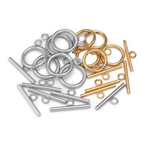 Fermoir à bascule en acier inoxydable pour la fabrication de bijoux connecteur de composant de bricolage pour collier de chaîne pour les résultats et les composants
