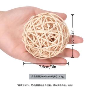 Usine directe petits animaux jouer balles rouler jouets à mâcher ronger friandises pour lapins cochons d'inde Chinchilla lapin <span class=keywords><strong>Degus</strong></span> - Product Image 3