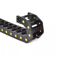 18*25*1000mm fil Double blindage chaîne de traînée câble d'alimentation câble chaînes de traînée pour Robot Ai Electronics