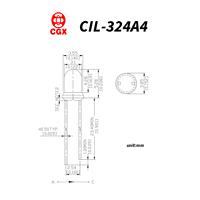 40 °   Diodo Emisor de Infrarrojos de 3 mm y 940 nm, LED IR de Alta Potencia DIP para Cámaras de Seguridad, Iluminación, Control Remoto IR, Emisor IRED