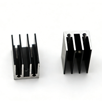 Radiateur en aluminium anodisé noir de qualité supérieure pour la conception moderne de circuits imprimés