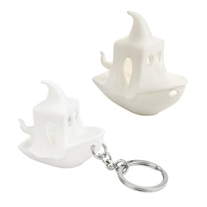 Porte-clés pendentif <span class=keywords><strong>bateau</strong></span> fantôme imprimé en 3D, décoration artisanale pour l'ambiance d'Halloween, cadeau - Product Image 3