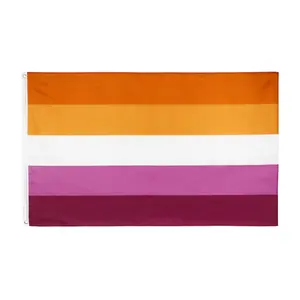 Drapeau direct d'usine LGBT communauté Gay Pride lesbiennes transgenre drapeaux bisexuels drapeau arc-en-ciel 3x5 pieds