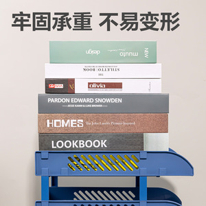 Deli Three Layer File Tray Plastic File Holder Office Desk Organizer Blue 9217ES - Product Image 2