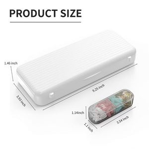 Boîte à pièces en plastique à 14 compartiments avec couvercle, idéale pour les petits outils - Product Image 2