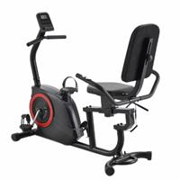 Vélo d'exercice inclinable pour la maison, la rééducation des seniors et l'entraînement cardio à faible impact, avec siège confortable et support dorsal.