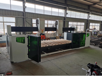 Granit CNC Type pont de pierre 5 axes CNC pont scie granit Machine de découpe gravure fraisage perçage de comptoir
