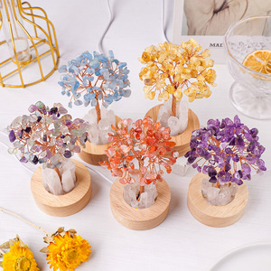 Led ánh sáng ban đêm pha lê tiền cây đèn với rõ ràng thạch anh pha lê chip đêm đèn cho trang trí nội thất Quà Tặng - Product Image 3