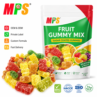 Confectionery Wholesale Bulk Sweet Sour Flavor Different Shape Sugar Coated Gummy Candy